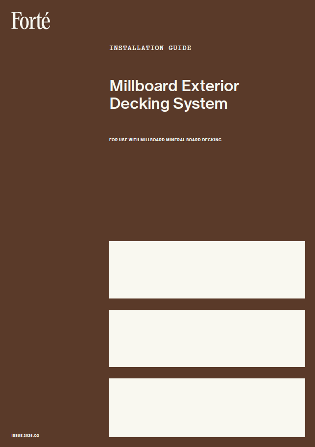 Millboard Decking Installation Guide 2025