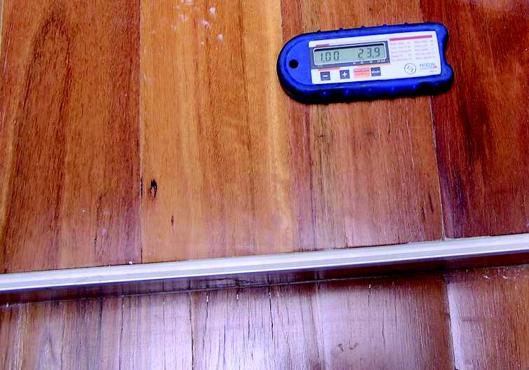 engineered wood floor directly stuck to floor after flood damage