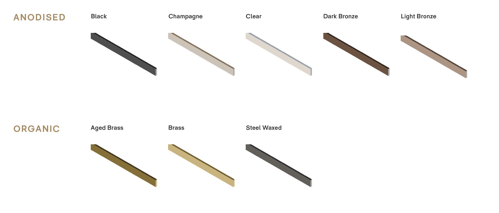 Architectural flooring trims for wood flooring